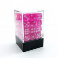 Beton 12mm 6 -Seiten -Würfel 36 in Ziegelbox, 12 mm sechsseitiger Würfelblock, verschiedene durchscheinende Farben